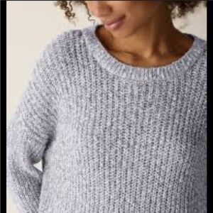 Eileen Fisher Gray Cowl Neck Sweater